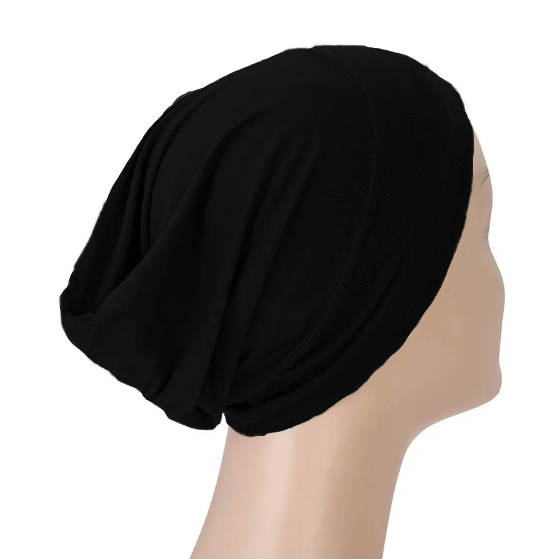 

Basic Design Inner Hijab Caps Muslim Turban Islam Underscarf Under Elastic Bonnet Soft Jersey Stretch HIjabs Tube Turbante Mujer
