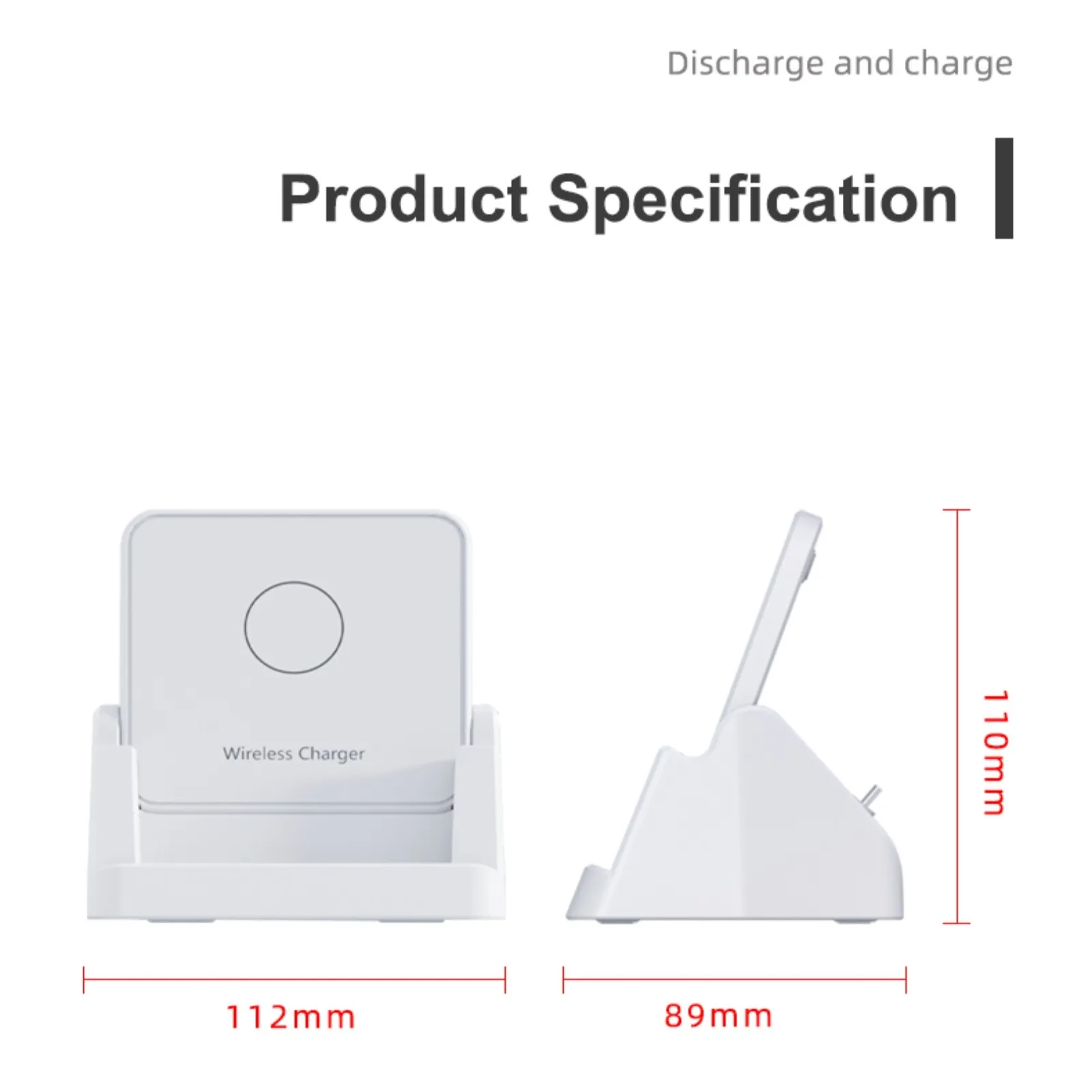 

15W Wireless Charger Mobile Phone Stand Three-in-one Vertical Folding Desktop Stand Mobile Phone Charger Wireless Fast Charger