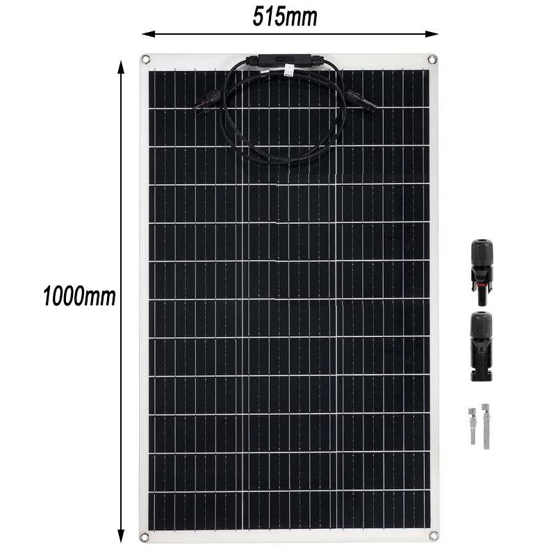 Solar Panel 18V 250W FLexible ETFE Waterproof Kit Complete Camping Car RV Battery Charger System for Outdoor | Электроника