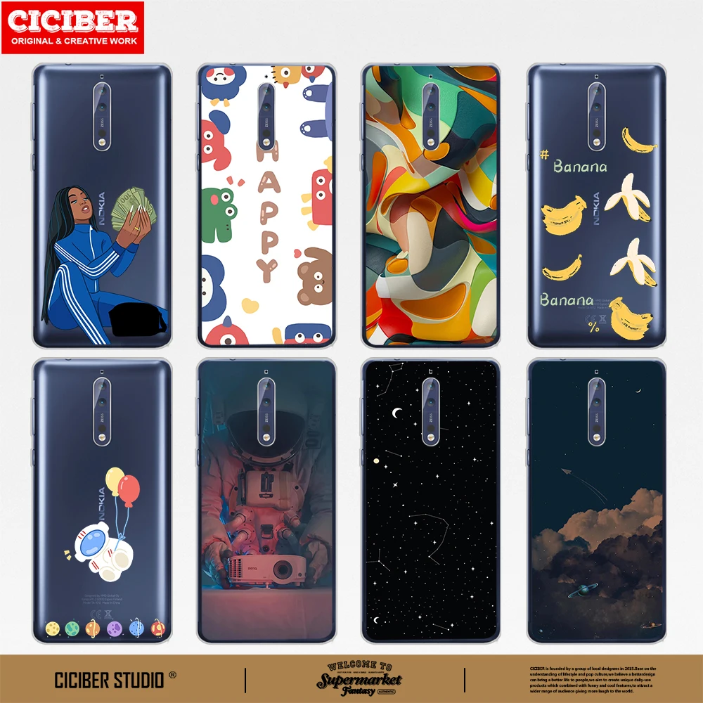 

Banana Cover For Nokia 8 5.3 5.4 1.4 2.3 6.2 7 7.1 6 5 5.1 3 3.1 2.1 Plus Phone Cases for Nokia 9 8 PureView Sirocco Capa Space