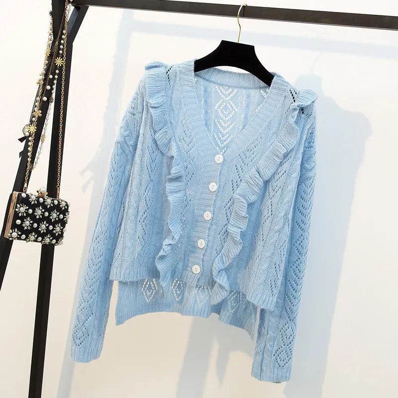 Женский модный дизайнерский кардиган новинка 2021 осенне-зимний трикотажный