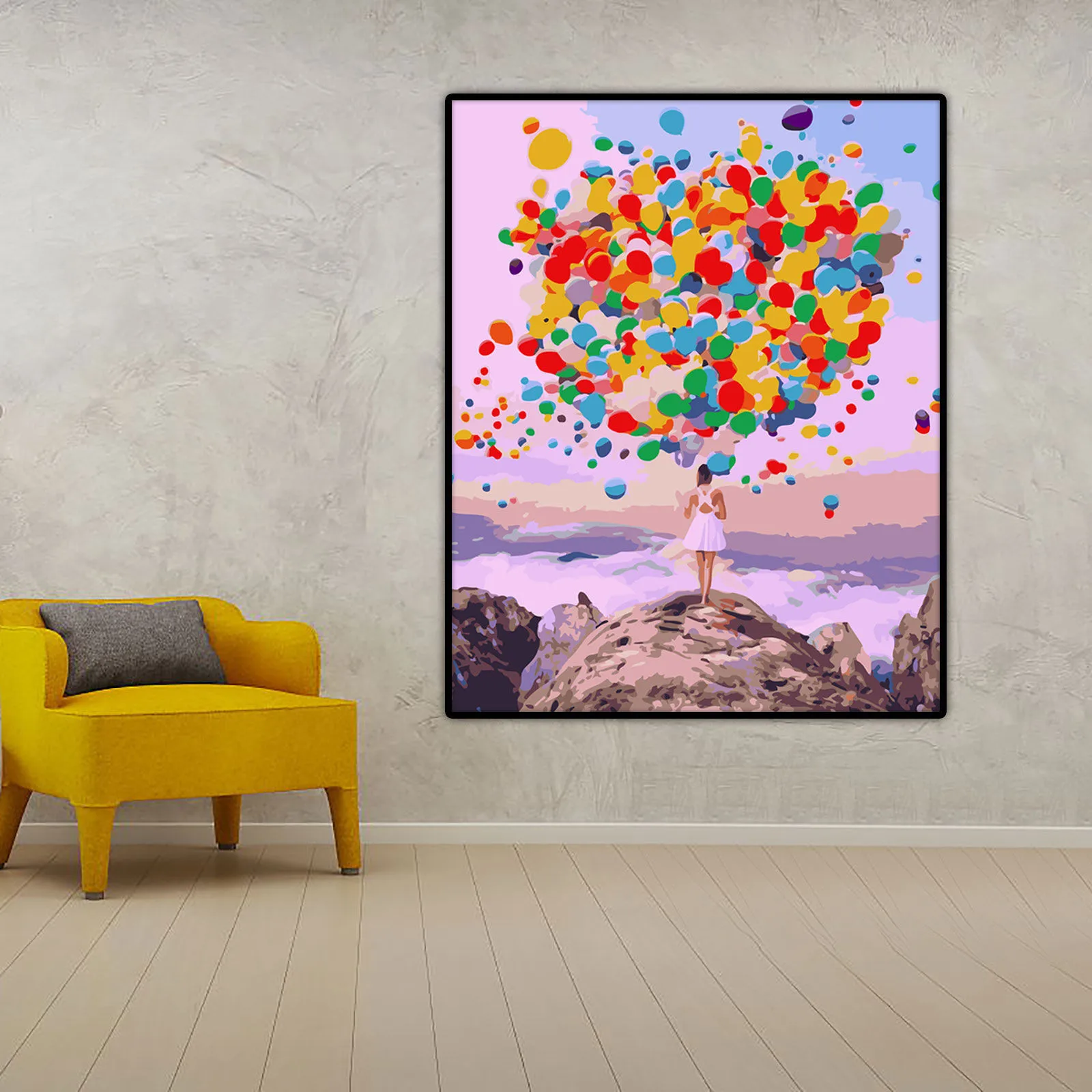 Картина маслом сделай сам игрушки Радужный шар женские подарки для детей модная