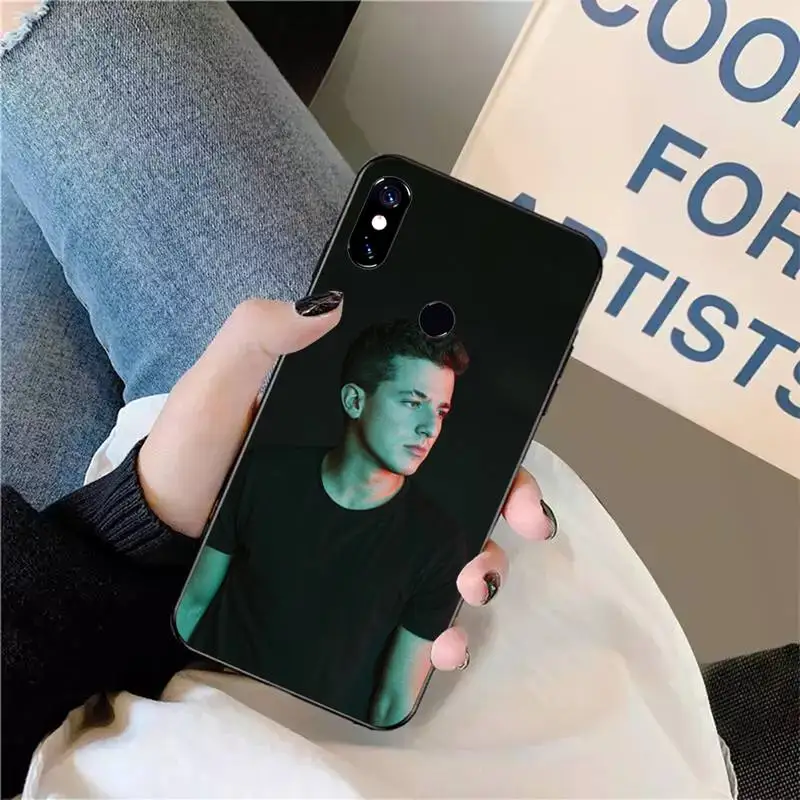 

American Charlie Puth Pop male singer Phone Case For Xiaomi Redmi note 7 8 9 t max3 s 10 pro lite coque funda shell cover