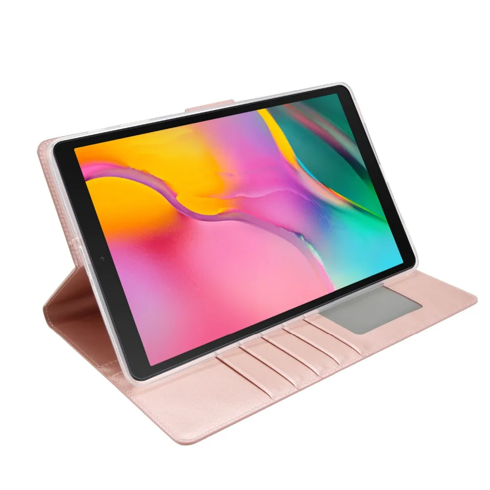 Чехол из искусственной кожи Funda Capa с откидной крышкой и подставкой для Samsung Galaxy Tab A 10,1 T510 T515 SM-T510 SM-T515 чехол для планшета