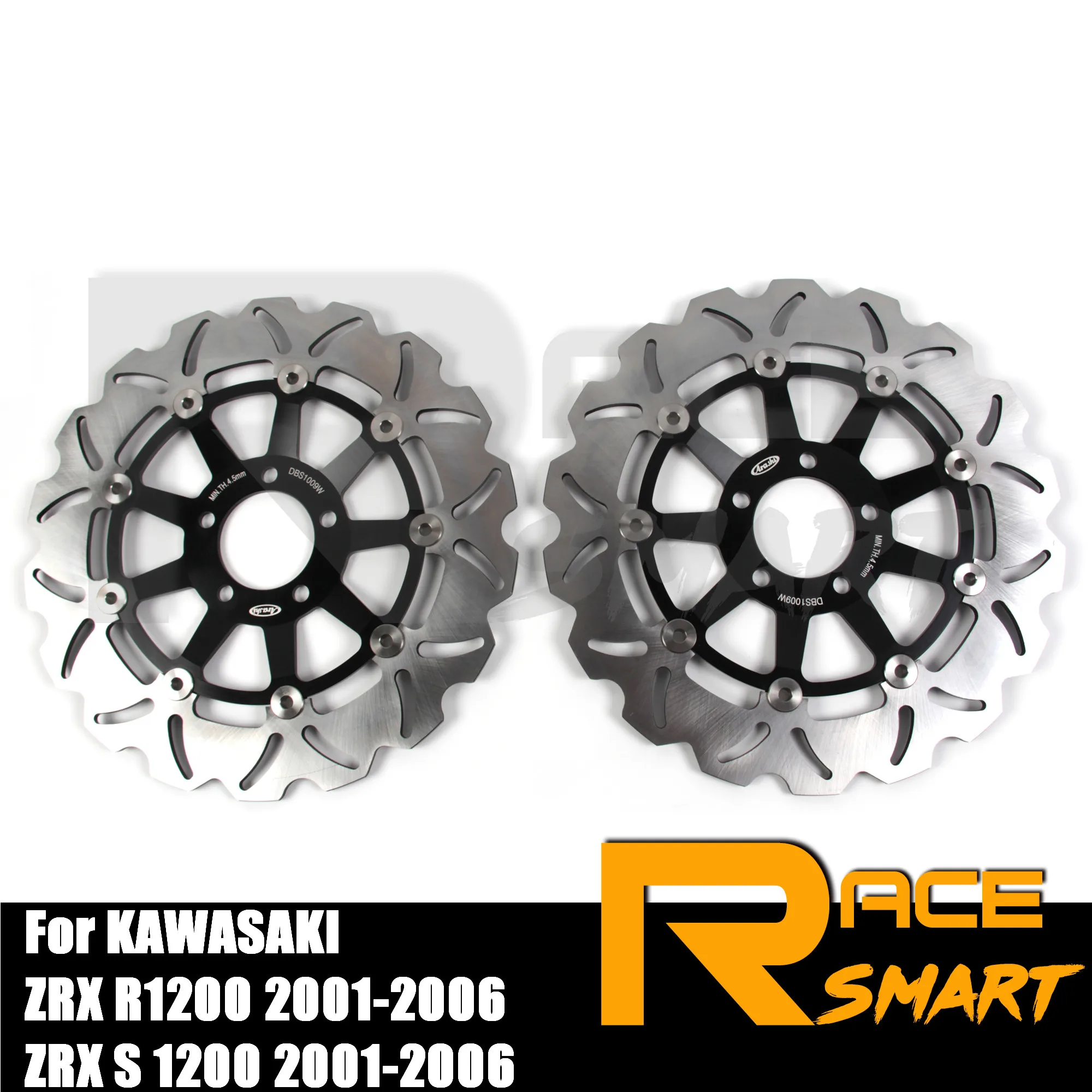 

Передние тормозные диски для KAWASAKI ZRX1200 ZRX1200S ZRX1200R 2001-2006 Тормозные диски для мотоциклов ZRX 1200 1200S 1200R 2002 2003