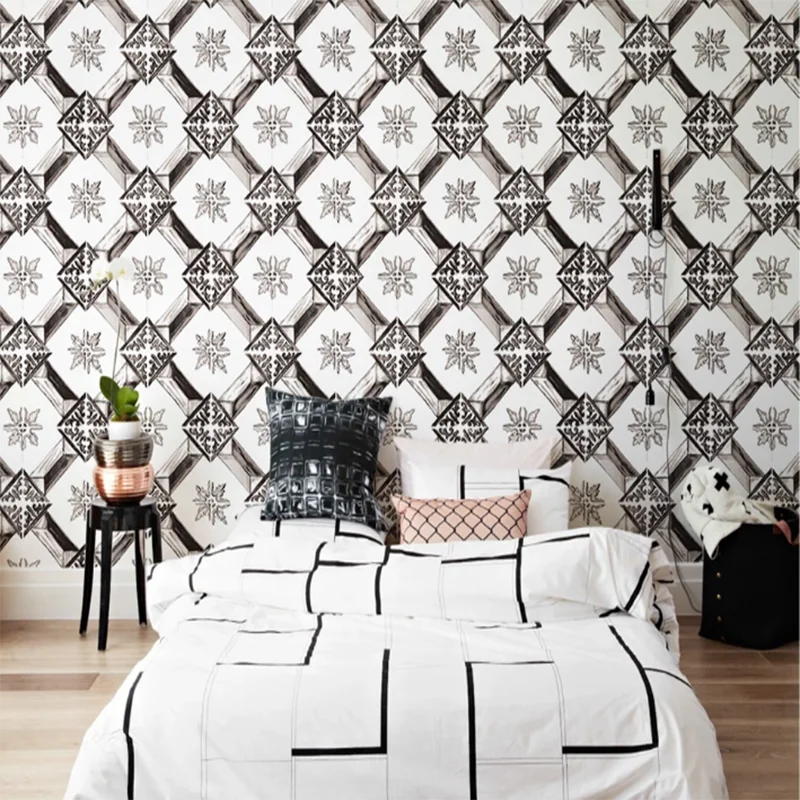 Настенные обои на заказ современный минималистичный фон для телевизора