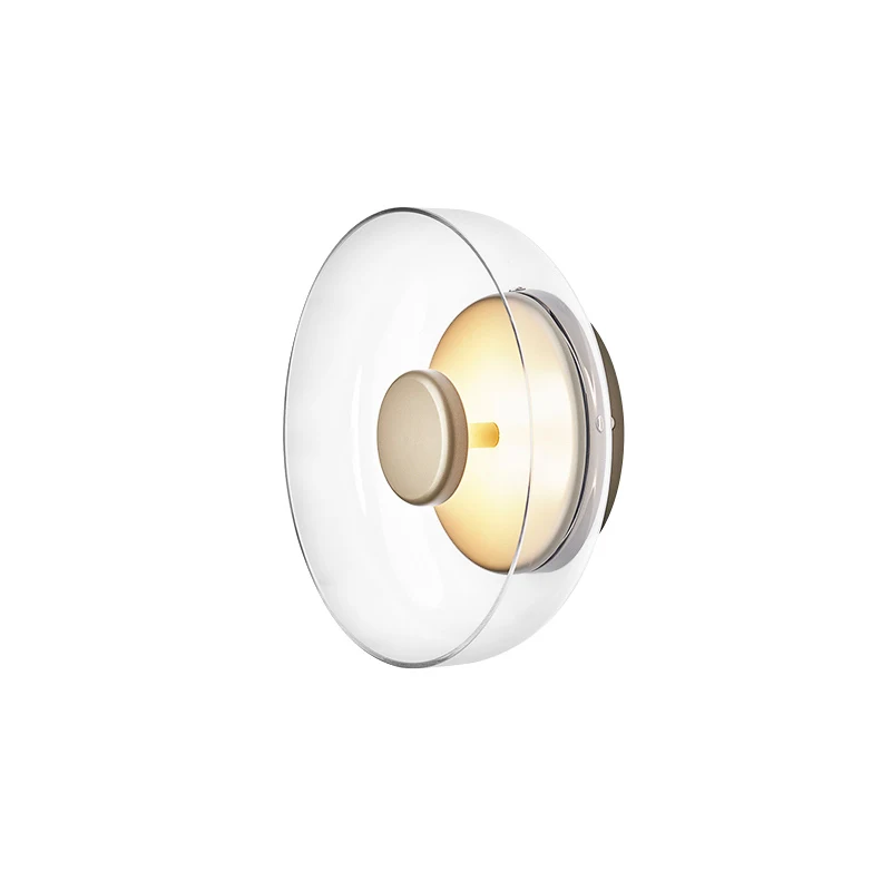 Modern Glass Ball Wall Lamp Sconce Led Bedroom Light Fixture for Home Decor Nordic Foyer Living Room Corridor Luminaire E27 | Лампы и