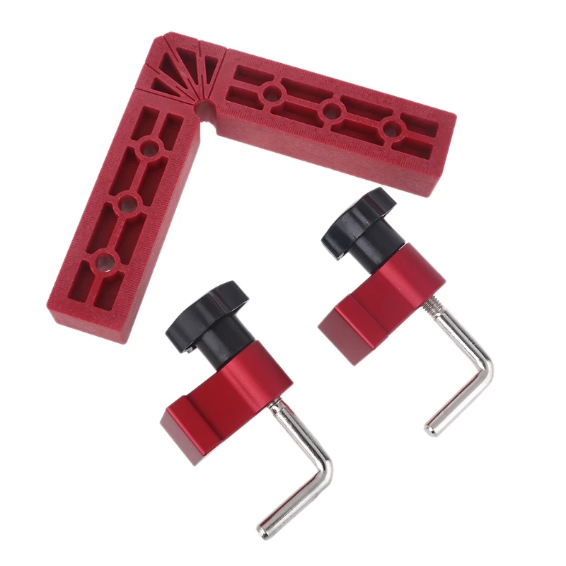 

Plastic Positioning Squares Right Angle Clamps 90 Degree Corner Clamp Woodworking Tools for Wood Cabinets Best Gift for