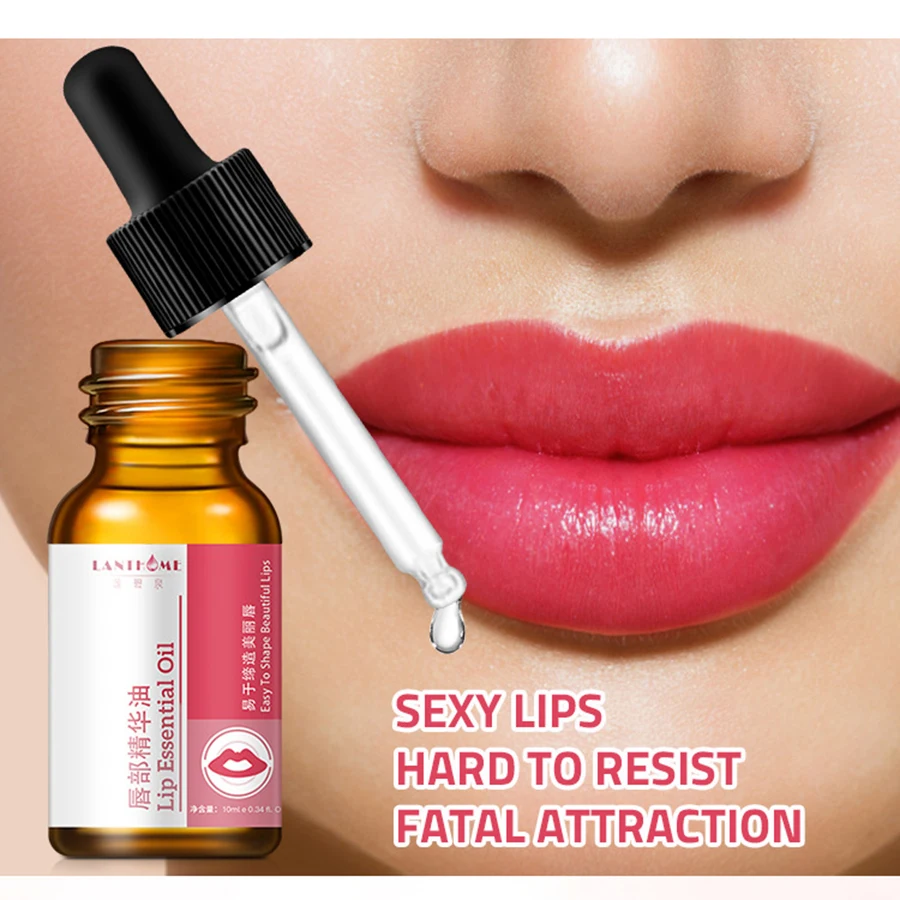 

10ml Lip Plumper Nourish Oil Remove Dead Skin Moisturizing Essence Anti Ageing Wrinkle Lighten Lip Lines Lip Care Essential