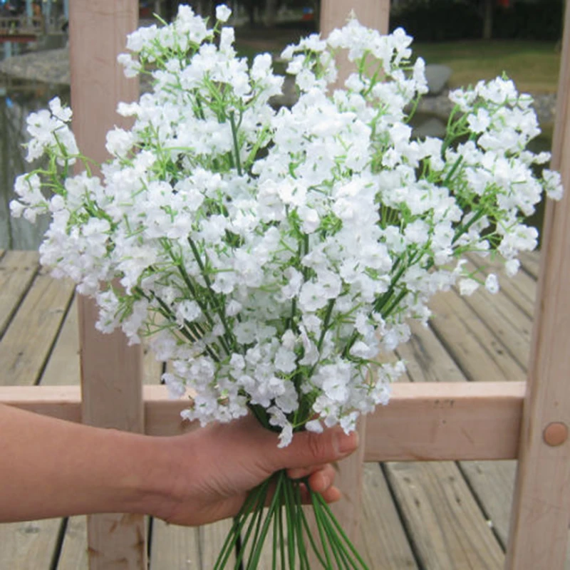 

Gypsophila Artificial Dried Flower Wedding DIY Bouquet Decoration Arrangement For Window Coffee Table Display Decoration Shooing