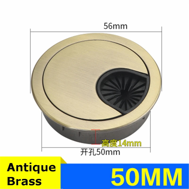 

Крышка для кабеля Wonzeal, цинковый сплав, диаметр 50/53/60/80 мм