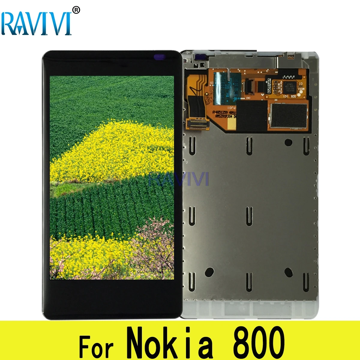 800 ЖК дисплей для Nokia Lumia сенсорный экран дигитайзер в сборе Замена Lumia800 N800|Экраны