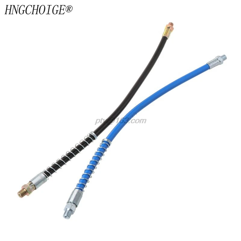 40cm Flexible Grease Gun Hose High Pressure Long Extension Hoses With Spring | Обустройство дома