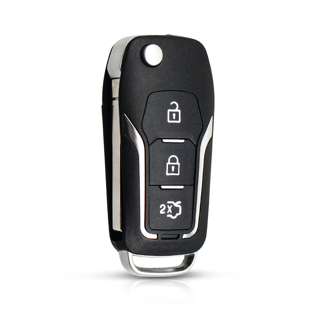 KEYYOU для Ford Mondeo Focus Fiesta C Max S Galaxy модифицированный автомобильный пульт