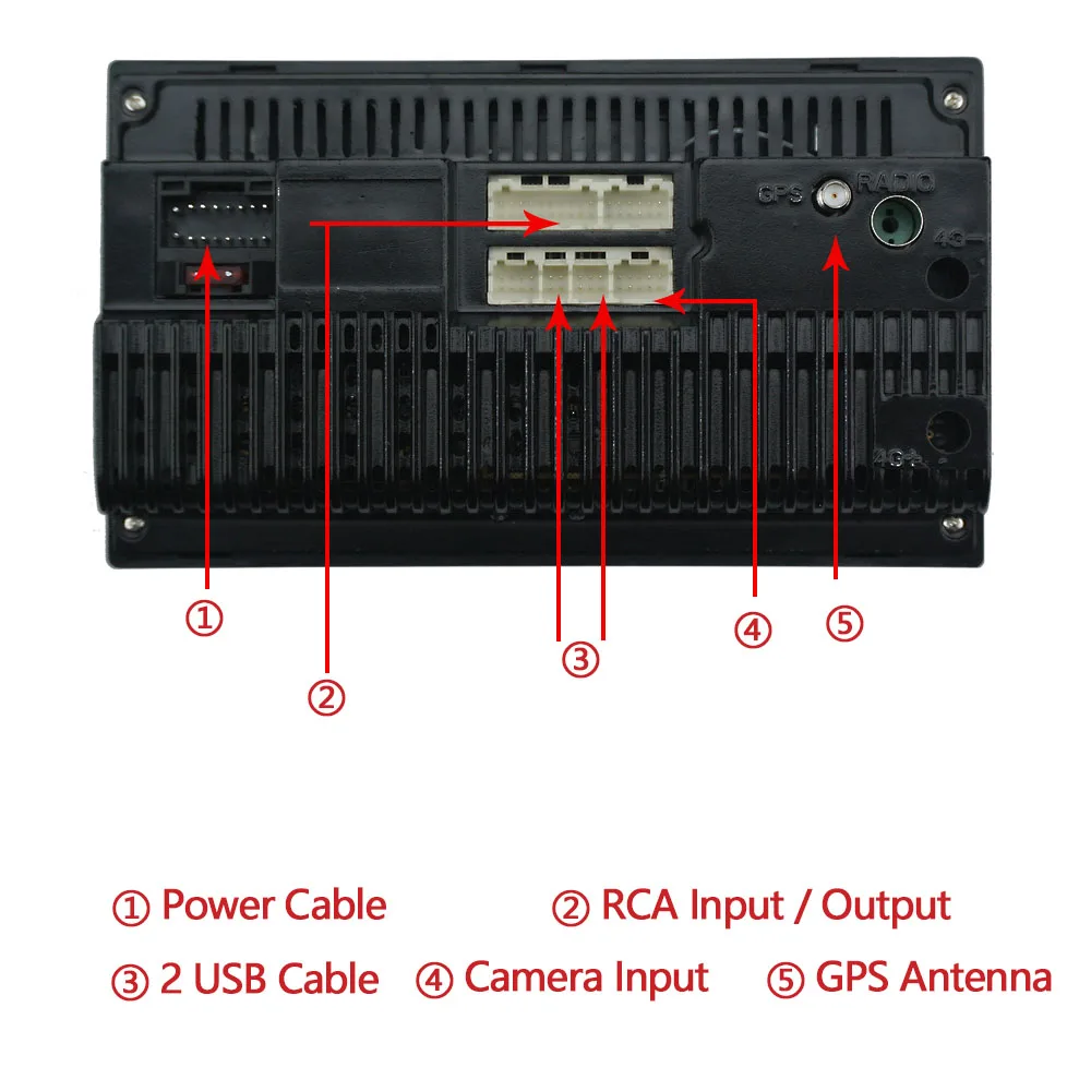 Автомобильный мультимедийный плеер Andriod GPS навигация 2DIN HD Авторадио WiFi USB FM 2 Din 7
