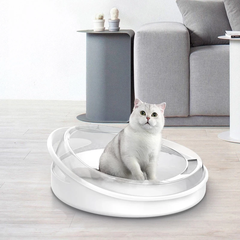 

Pet Toilet Bedpan Plastic Sand Box Anti Splash Cats Litter Box Cat Dog Tray Kitten Dog Clean Toilet Home Supplies Pet Tray CT901