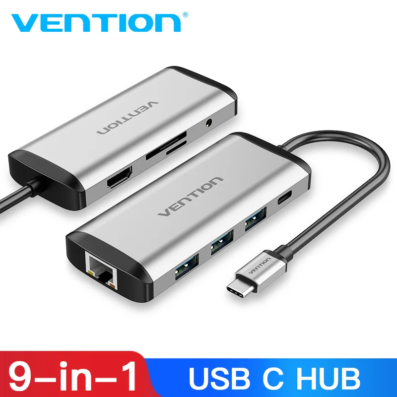 USB концентратор Vention с выходами 3 0 и HDMI для MacBook Pro|Адаптеры Type-C| |
