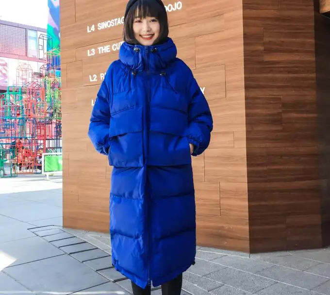 no fur hooded Модная женская коллекция, Новое поступление, однотонная, тонкая, длинная, размер, для женщин, хлопок, тонкий пуховик с капюшоном, зимняя куртка 8810 - Цвет: no fur hooded