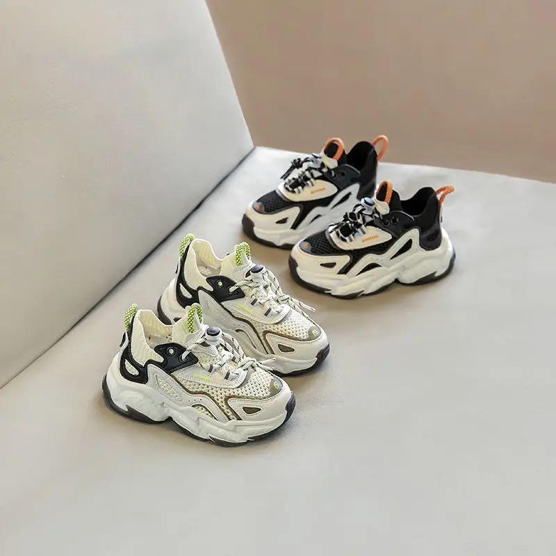 

Fashion New Children Shoes Kids Casual Shoes Fashion Breathable Knitting Soft Bottom Non-Slip Boys Girls Sneakers Toddler Shoes