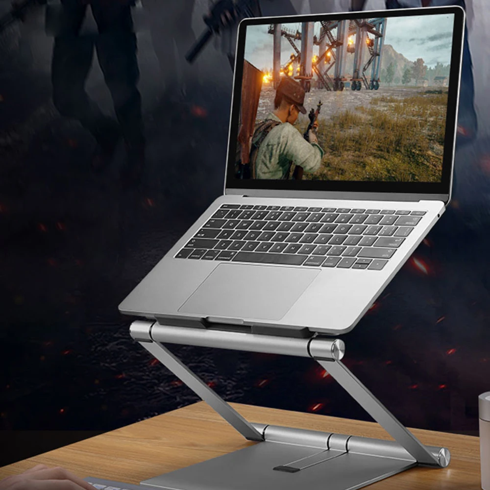 Portable Aluminum Alloy Lifting notebook Laptop Stand Holder For Macbook Air Pro Adjustable Computer Cooling Bracket