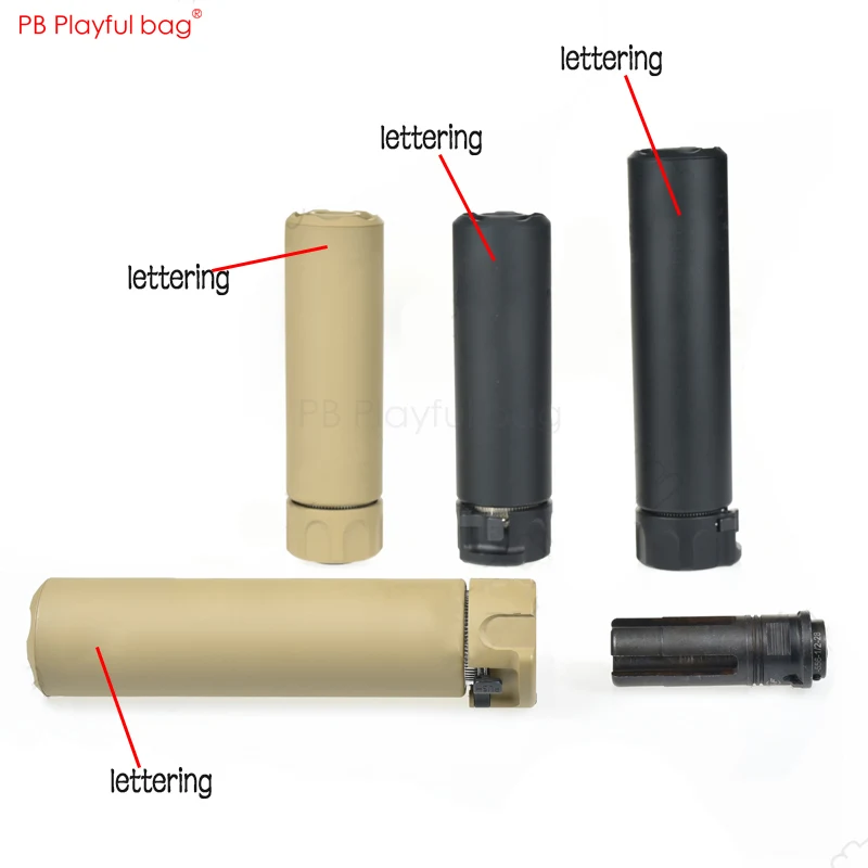 

TOY gun parts Water Bullet gun Front Pipe Decoration Fire Cap General Reverse Teeth Canal Concave and Convex Canal MK18 M4 QD37