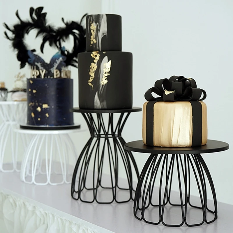 

Metal Cake Stand Dessert Candy Cookie Display Table Tray Cupcake Rack for Christmas Birthday Party Wedding Decor