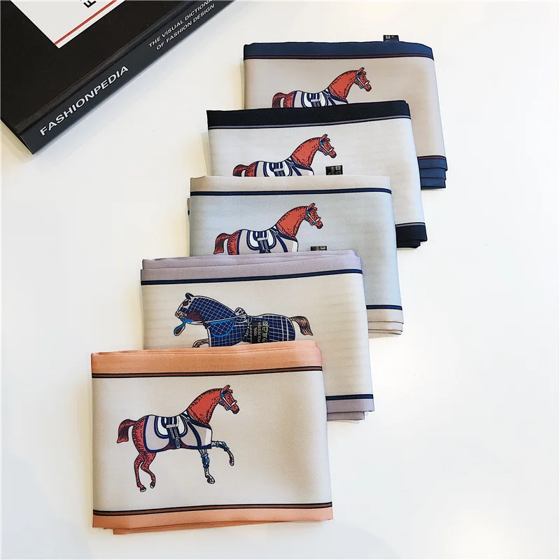 

free shipping new ladies elegant ins style long small silk scarf women high quality spring scarf decorative fashion hairband