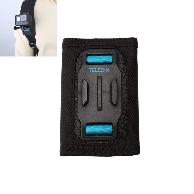 PATCHSKY Chest Helmet chin mount head backpack wrist Strap for GoPro Hero 7 6 5 4 3 YI SJCAM EKEN Action Camera Accessories | Электроника