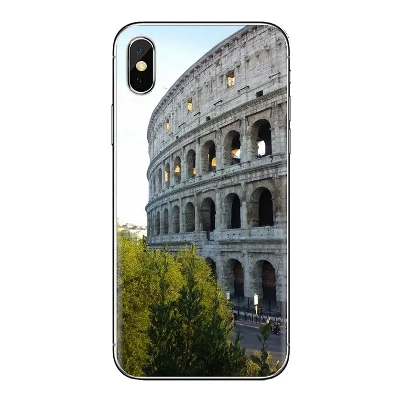 Мягкие чехлы для huawei G7 G8 P7 P8 P9 P10 P20 P30 Lite Mini Pro P Smart Plus 2017 2018 2019 известный Колизей Рим