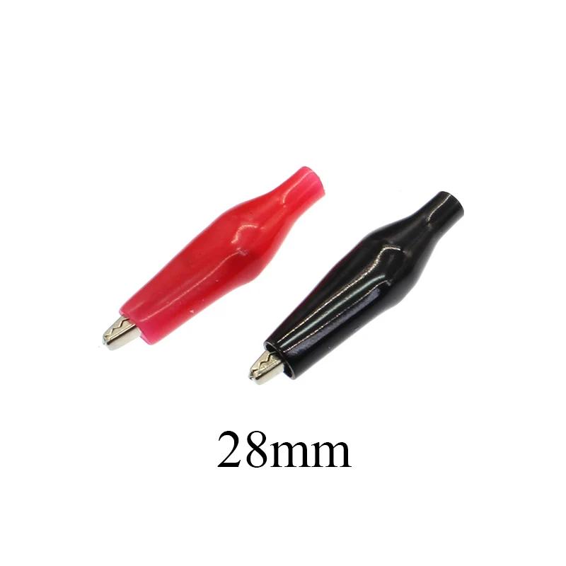 Металлический зажим типа крокодил 100 шт./лот 28/35/45 мм ПВХ пластиковые зажимы