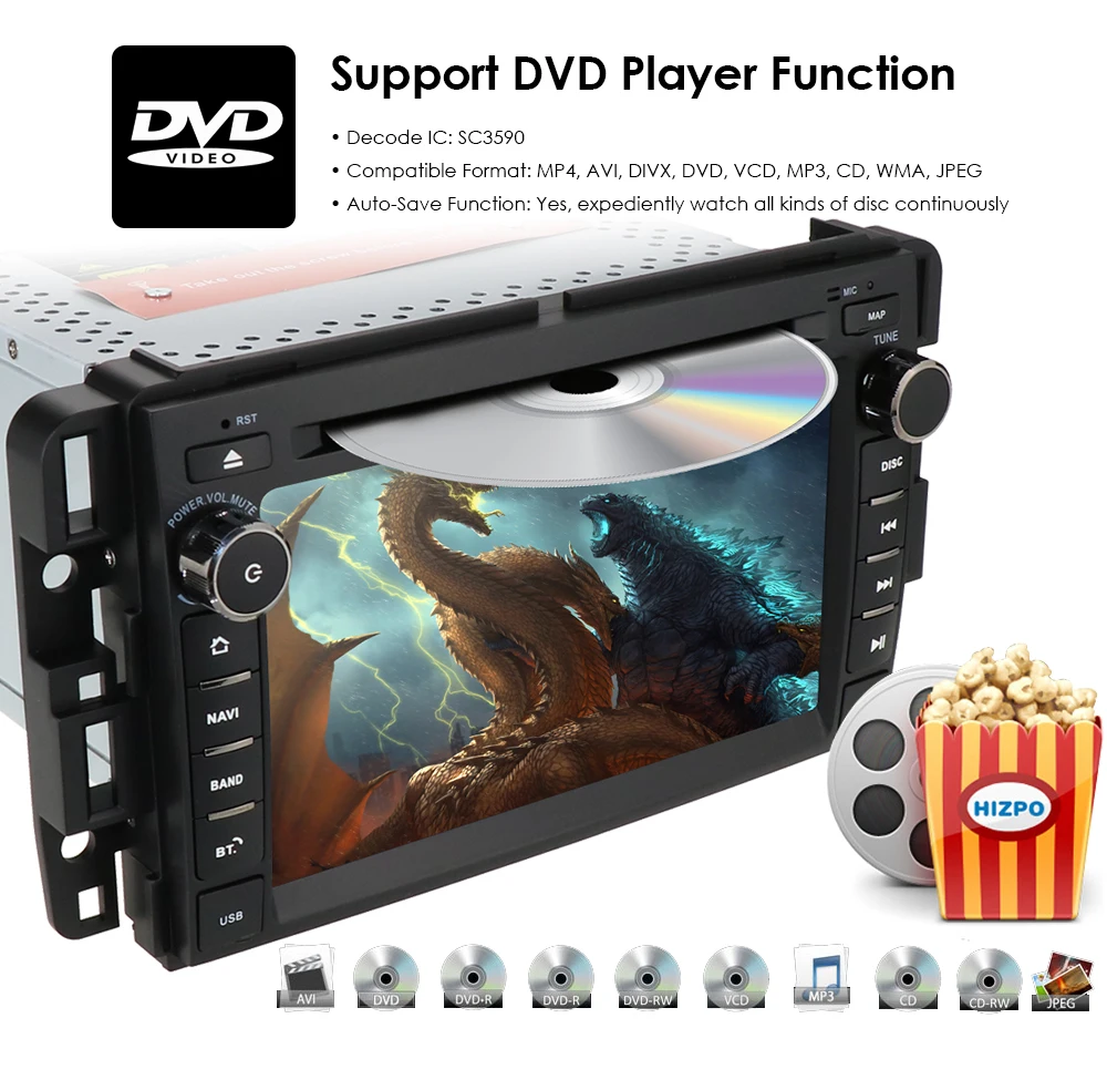 Android 9,0 автомобильный dvd-плеер радио для GMC Chevrolet Chevy Yukon Tahoe Sierra Acadia Suburban DSP ips PX5 4G ram 64G rom USB wifi