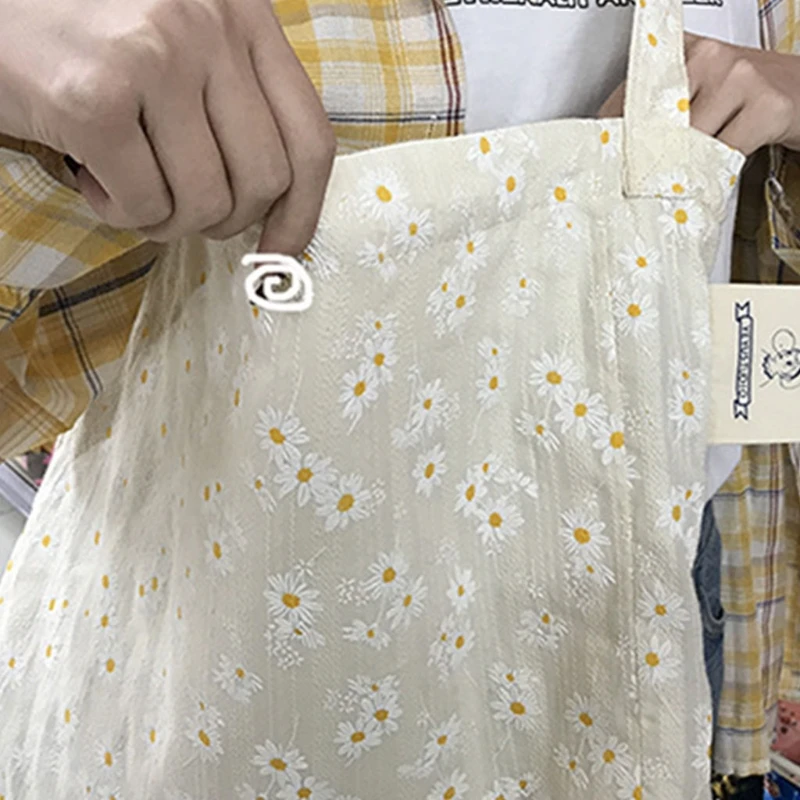 

Women Convas Cloth Tote Bag Handbag Reusable Grocery Shopping Bags Foldable Large Durable Portable Bags