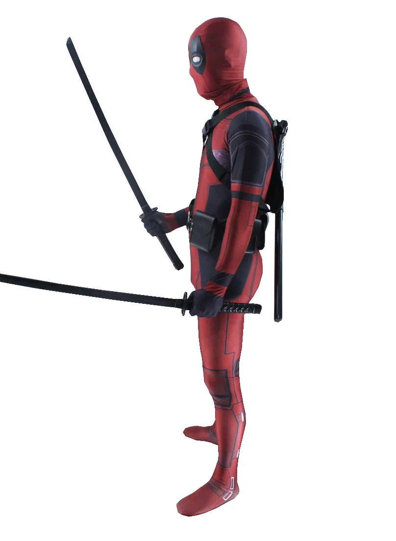 Костюм для косплея Deadpool костюм взрослых и детей 3D из лайкры супергероя Человека