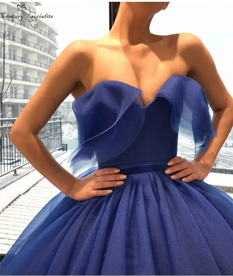 Бальное платье Королевского синего цвета платья для Quinceanera 2020 милое простое на