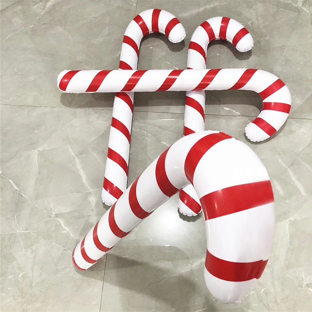 

Inflatable Santa Claus Walking Stick Portable Festival Christmas Stick Xmas Tree Hanging Ornaments Christmas Decoration For Home
