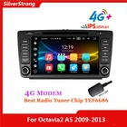 Автомагнитола 2DIN,4G,Android 10,64 ГБ, 8 ядер, GPS, для Skoda Octavia 2 A5, Авторадио IPS DAB +, опция 2G32G,CarPlay,TPMS DSP