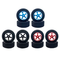 4pcs wheels rim tires tyre set for mn86 mn86k mn86ks 112 scale off road rc crawler car truck upgrades parts