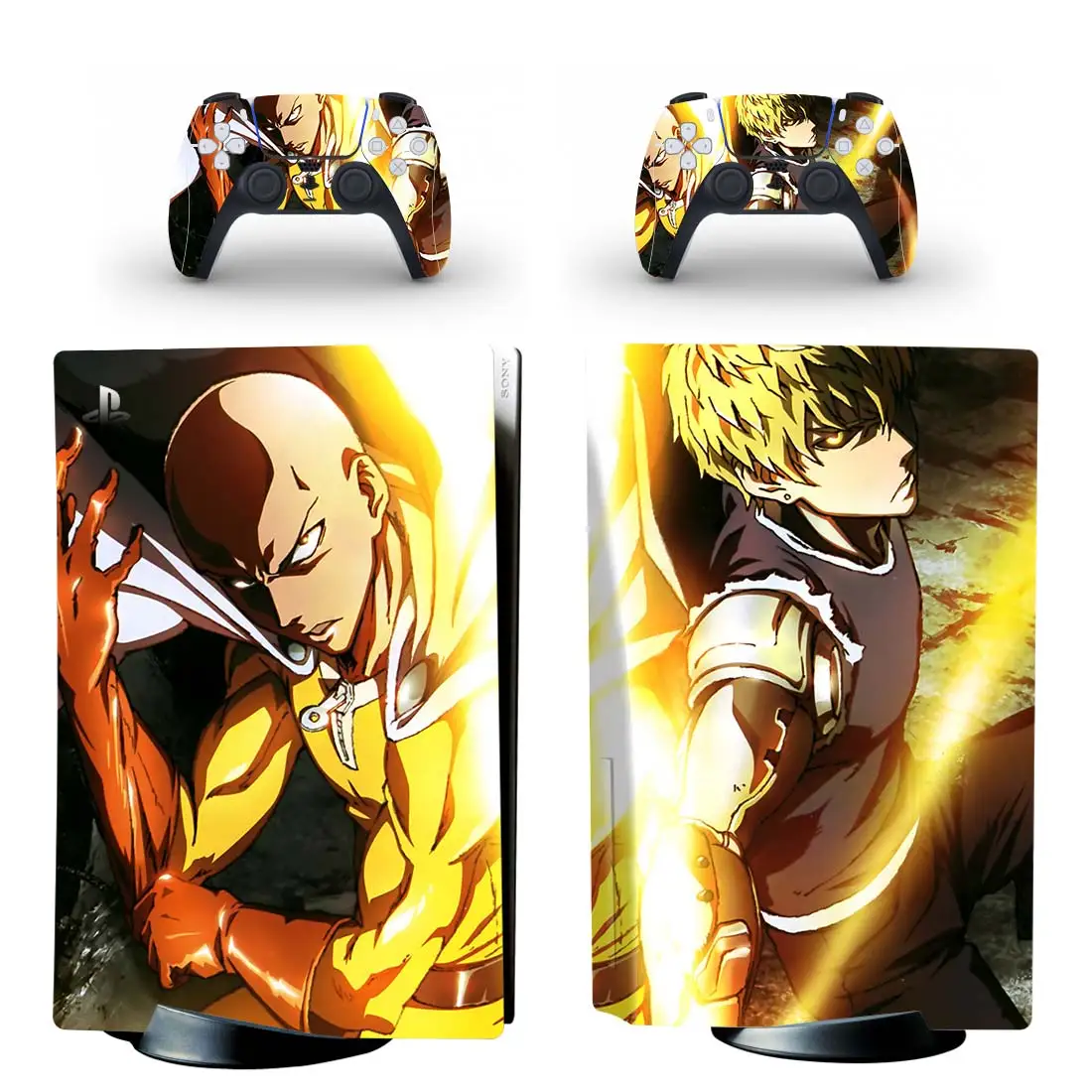 

Наклейка One Punch Man PS5 для консоли PlayStation 5 и 2 контроллера