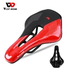 WEST BIKING велосипедное седло, водонепроницаемое Велосипедное Сиденье, износостойкое, из искусственной кожи полые детали для шоссейного велосипеда, Велосипедное Сиденье, велосипедное седло