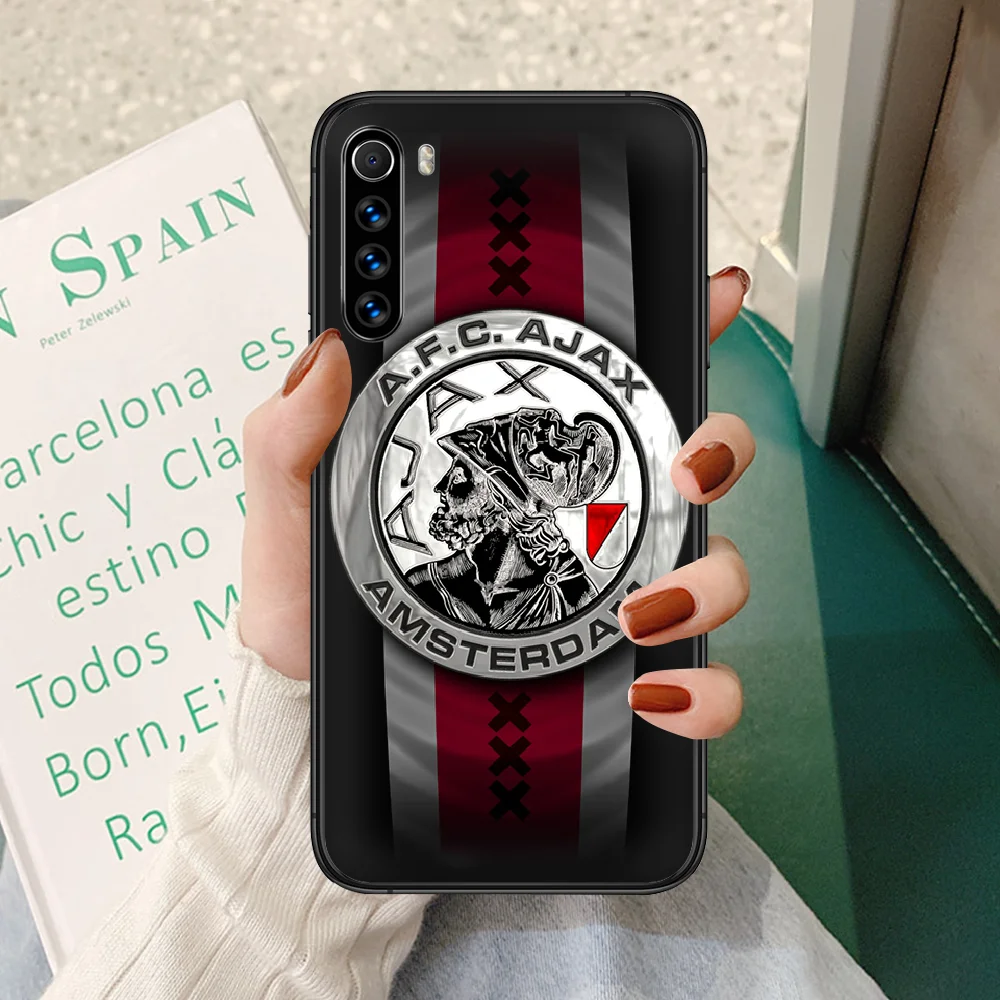 

Ajax Team Phone case For Xiaomi Redmi Note 4A 4X 5 6 6A 7 7A 8 8A 4 5 5A 8T Plus Pro black Etui pretty cell cover trend coque