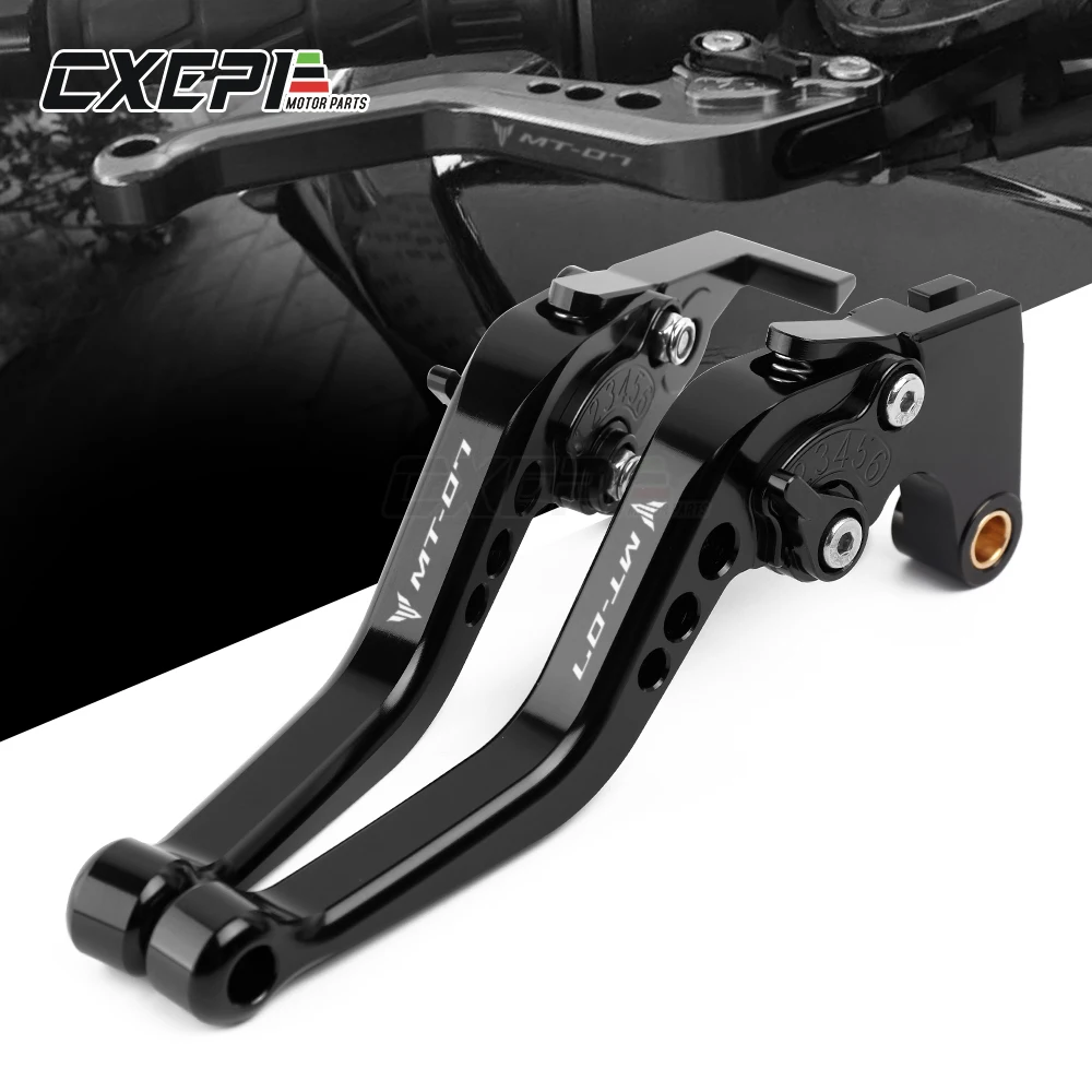 

2021 Short Brake Clutch Levers For YAMAHA MT07 fz-07 2013-2022 MT-07 FZ-07 Tracer Motorcycle Accessories Handles Lever MT 07