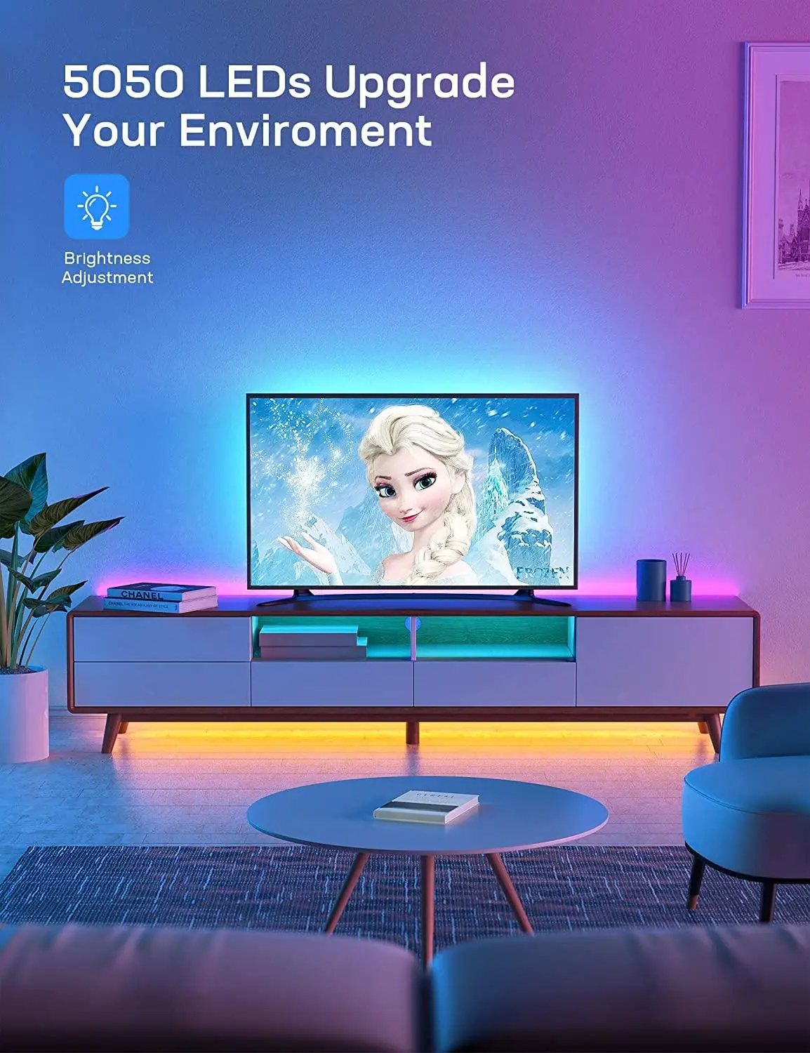Светодиодная лента с Bluetooth 40 м совместимая RGB 5050|Светодиодные ленты| |
