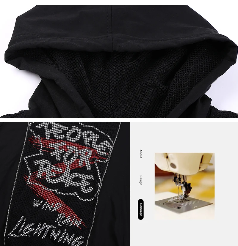 Мужские толстовки с капюшоном буквами уличная хип-хоп мужские японские