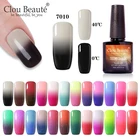 Clou Beaute гель-лак, меняющий цвет в зависимости от температуры, гибридный УФ-лак для ногтей, стойкий, растворимый гель, 10 мл