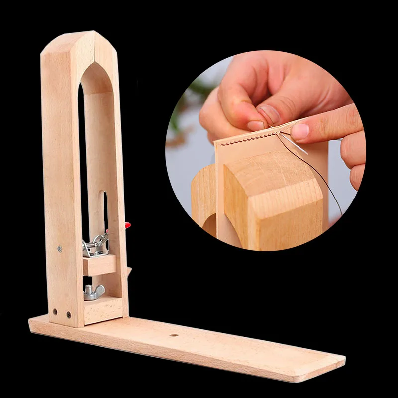 MIUSIE сшитые вручную деревянные зажимы для кожи сшивка фиксированные инструмент