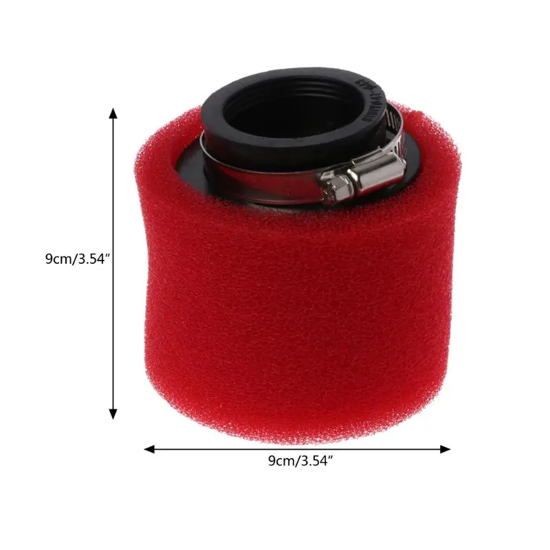 Губчатый фильтр для мопеда скутера грязи мотоцикла красного цвета 35/38/40/42/45/48