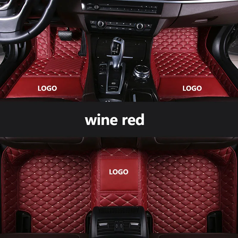 

kalaisike Custom LOGO car floor mats for Rolls-Royce Ghost Phantom car accessories auto styling