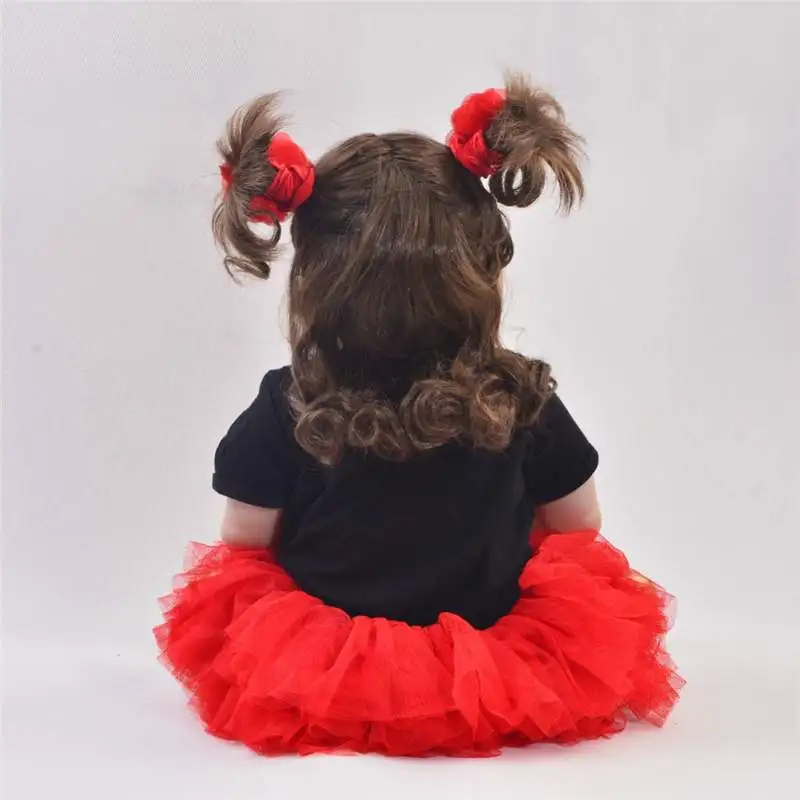

KEIUMI 23 Inch Fashion Reborn Alive Full Body Silicone 57cm Girl Baby Doll Children's Day Gift Kids Play Toy