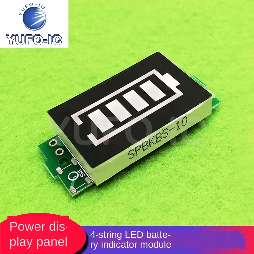 4 String Lithium Battery Indication Module Led Metering Display Electric Car Purifier Which Uses the Accumulator Battery Display