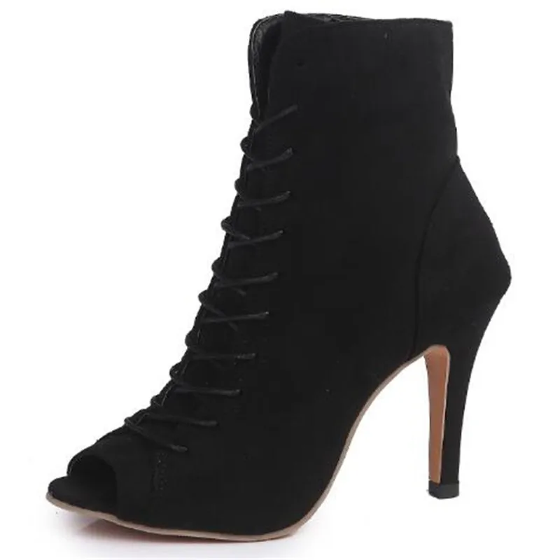 Новинка Летняя женская пикантная парусиновая обувь на танкетке с открытым